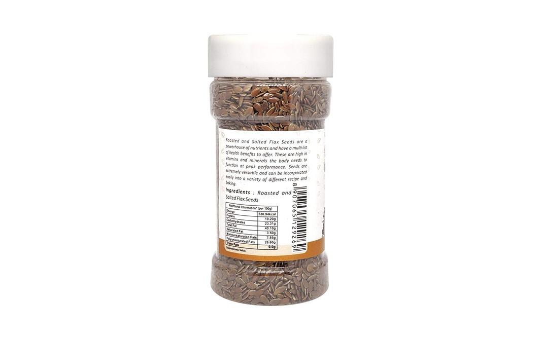 Puramio Raw Flax Seeds (Alsi)   Plastic Bottle  125 grams